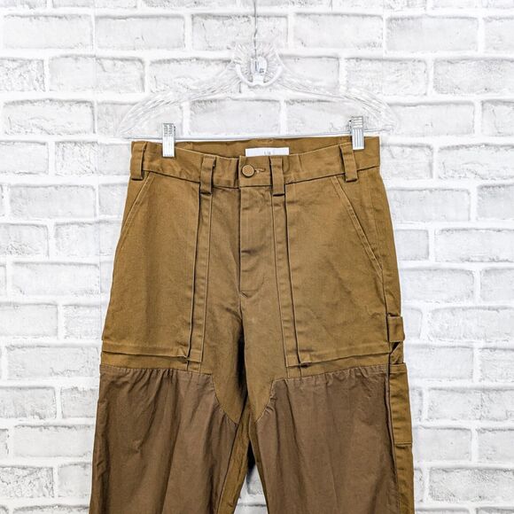 F/CE Made in Japan Men's Carpenter Pants in Khaki Brown Size Medium - Picture 4 of 11